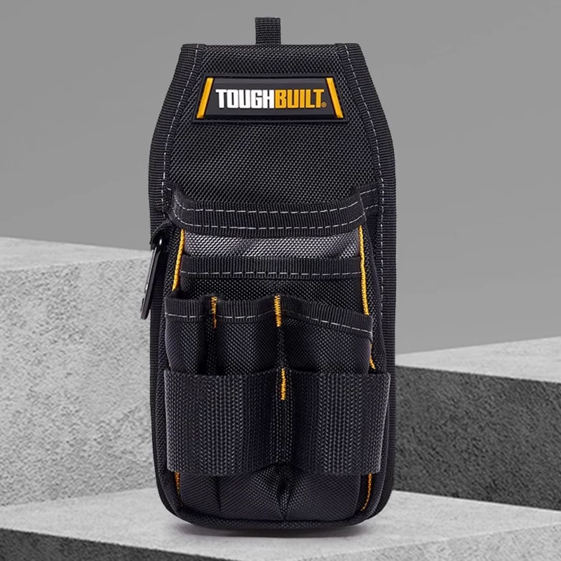 حقيبة تنظيم ToughBuilt TB-222 - رفرف جيب خلفي - تناسب فوق السراويل أو الحزام، حقيبة أدوات حزام شديدة التحمل ومتينة #1