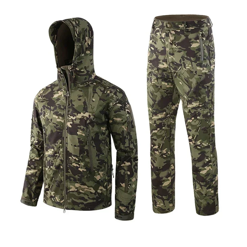 

Men Outdoor Waterproof Jackets TAD V 5.0 XS Softshell Hunting Outfit Thermal Clothes Tactical Camping Hiking Breath Sport Suit