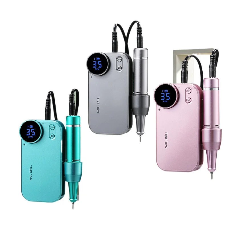 

Rechargeable nail polishing and manicuring portable electric armor remover