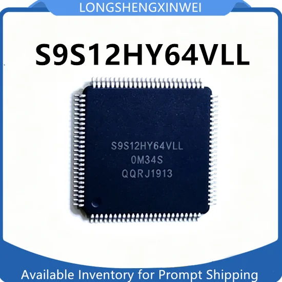 1PCS New Original S9S12HY64VLL 0M34S QFP100 Automotive Instrument Chip in Stock
