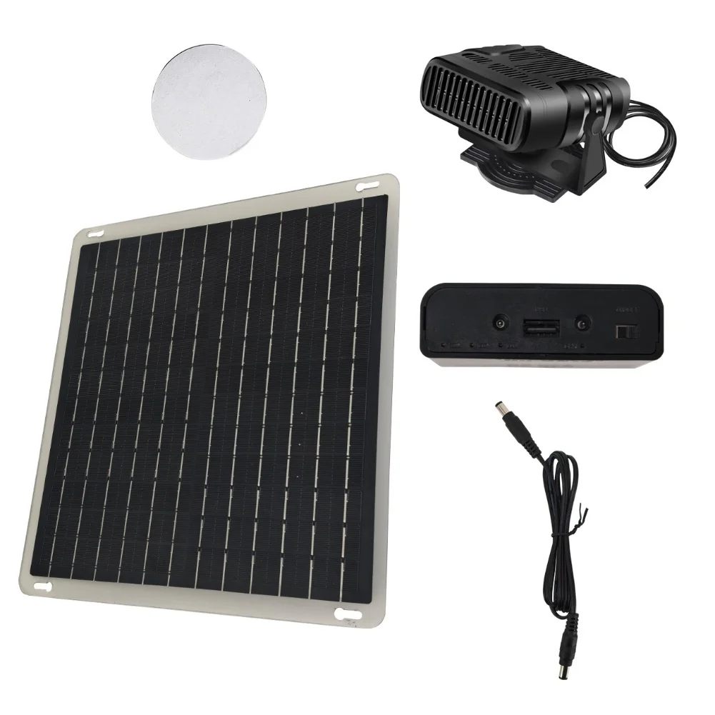 

Battery Case Kit 10W Solar Car Heater Car Winter Warming Convenient Battery Case Heater Convenient Battery Case