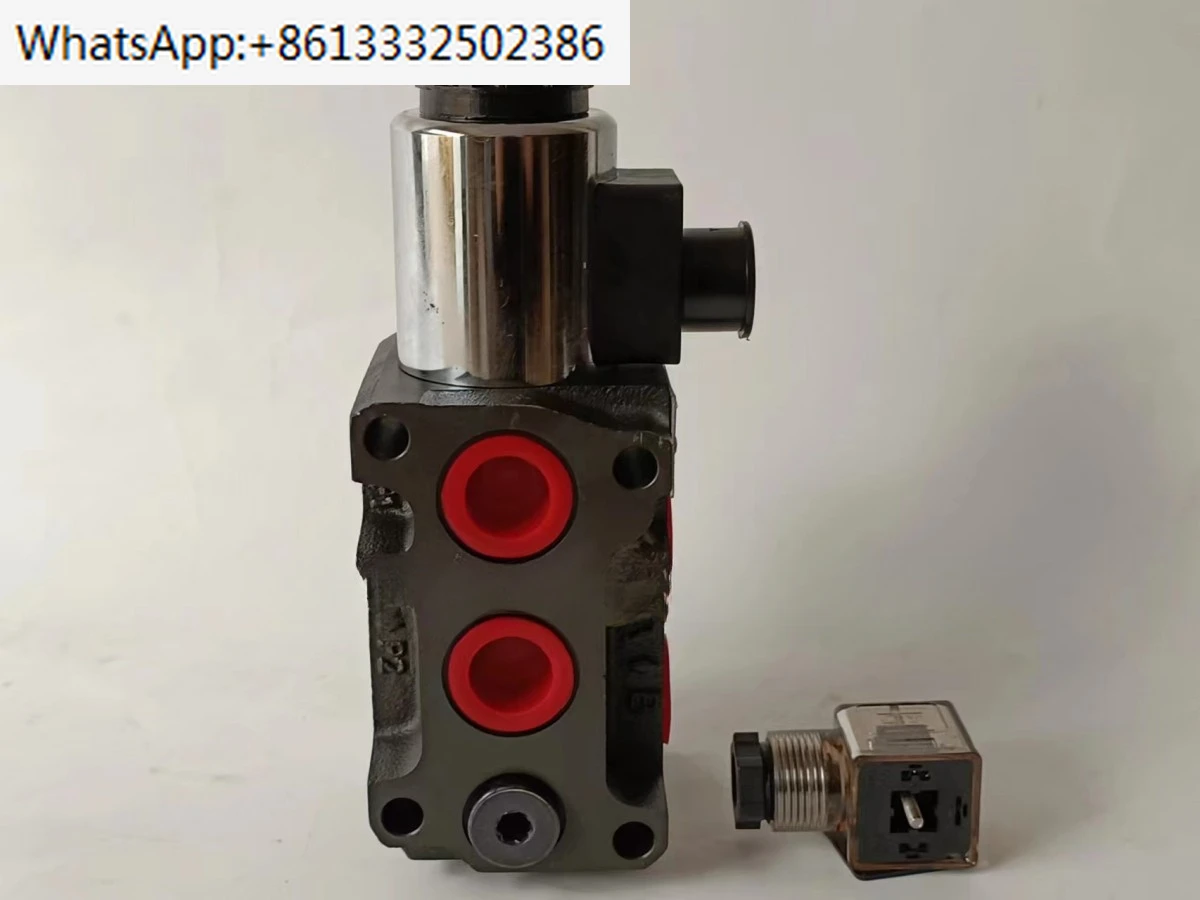 Two position six way hydraulic electromagnetic directional valve 2 inlet 4 outlet 6 oil port thread 4 minutes 25MPa 50L