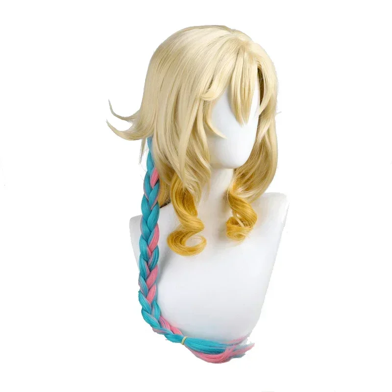 Game Genshin Impact Xilonen Cosplay Wig Ardent Flames Forge the Soul Heat-resistant Fiber Hair Wig Cap Halloween Girls Women