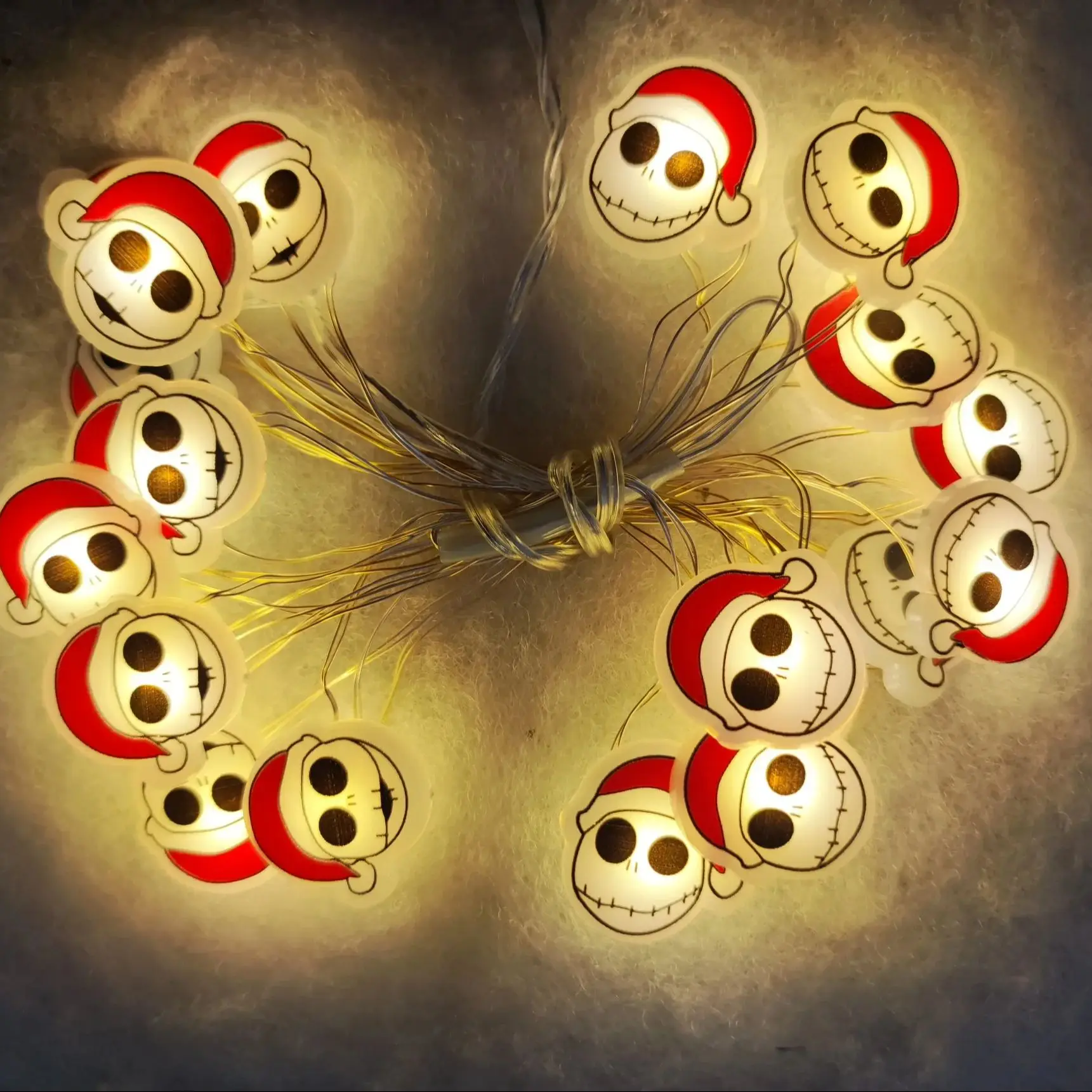 20LED Copper Wire String Lights Outdoor Christmas Decorations Warm White Battery Powered Fairy Lights for Home Decor