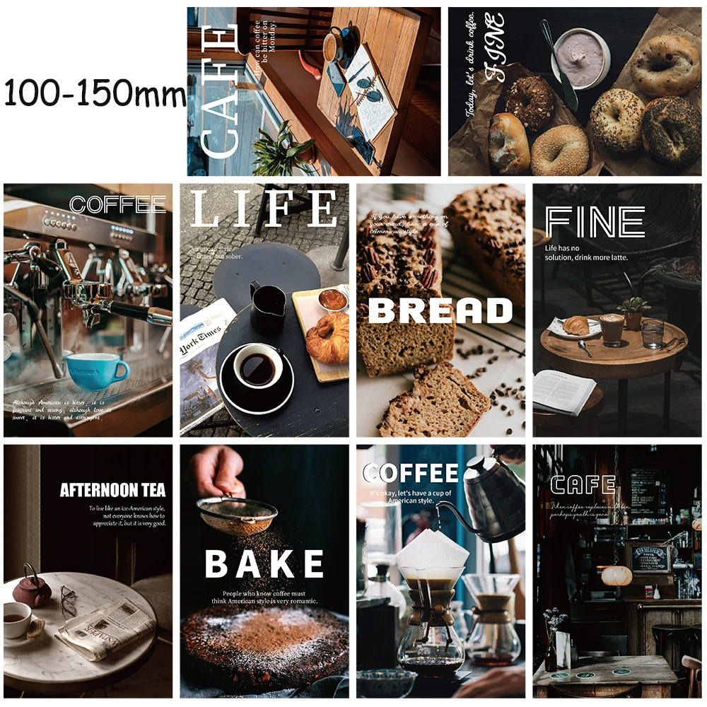 10PCS Kodate Time Poster Movie DIY Landscape Students Kids Coffee Photo Bedroom Decoration Korean Background Cool Sticker