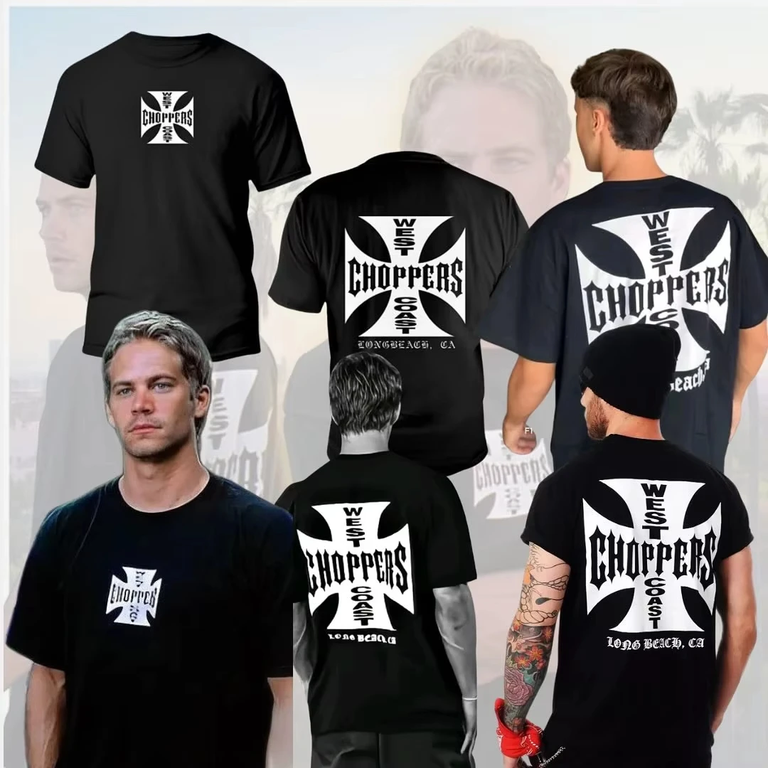 Summer Fashion T Shirt Women Men Cotton West Coast Choppers Print T-Shirt Casual Short Sleeve O-Neck Tshirt Vintage Clothing Tee