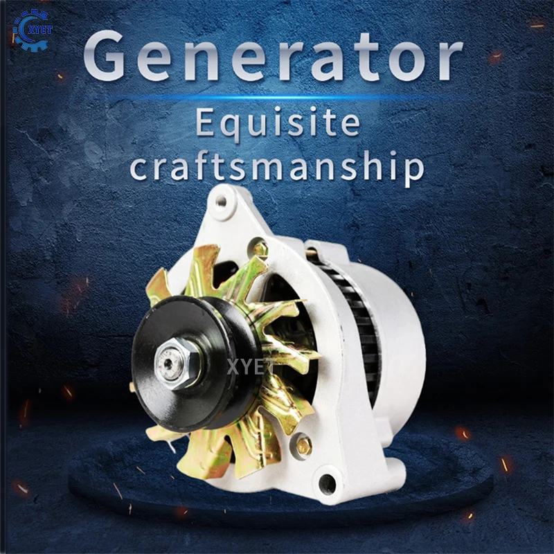 Generador de imán permanente de 12V/24V CC, alternador de carga de batería de 220V, rectificador de silicio de núcleo puro de CA y cable de cobre de 2000W y 3000W