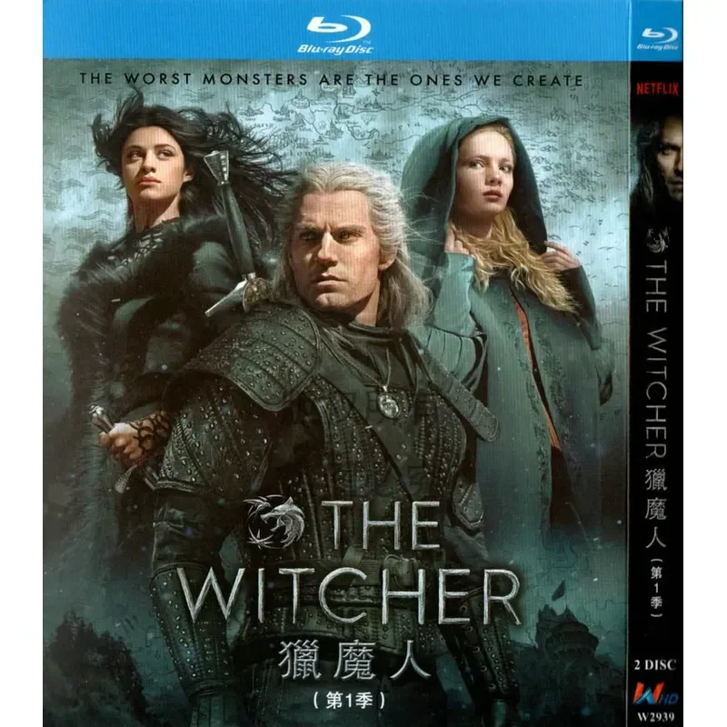 Blu-ray Action Fantasy Adventure American Drama Witch Hunter High Definition 1080P 2BD Disc Non-DVD