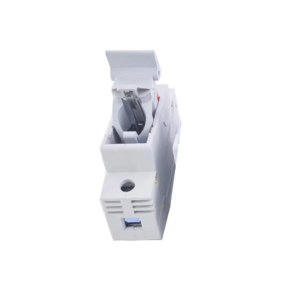 Base Fuse Holder Fittings Flame Retardant Shell Mount RT18-63X Reliable Safety Seat Spare Parts With LED Light