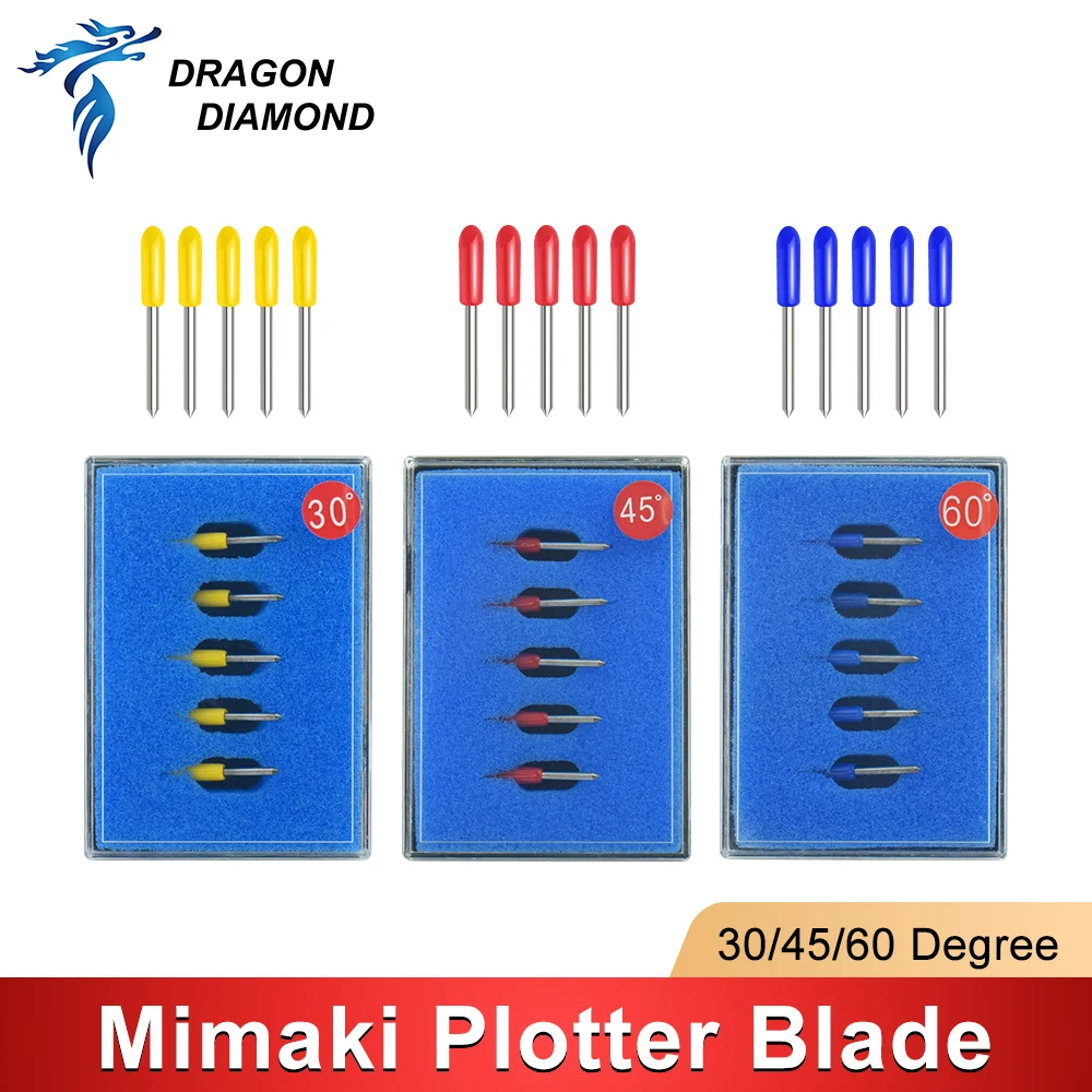 5/10pcs 30/45/60 Degree Mimaki cutting Blade Plotter cutting Blades Vinyl Cutter Knife for Mimaki Plotter