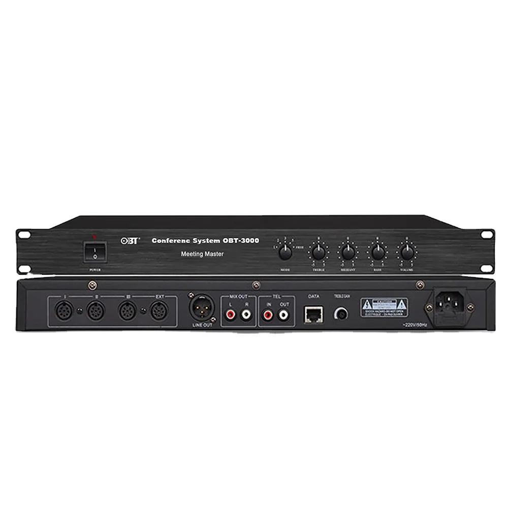 Hot Selling High Fidelity Professional Audio Vote Host Meeting Conference System OBT-3000