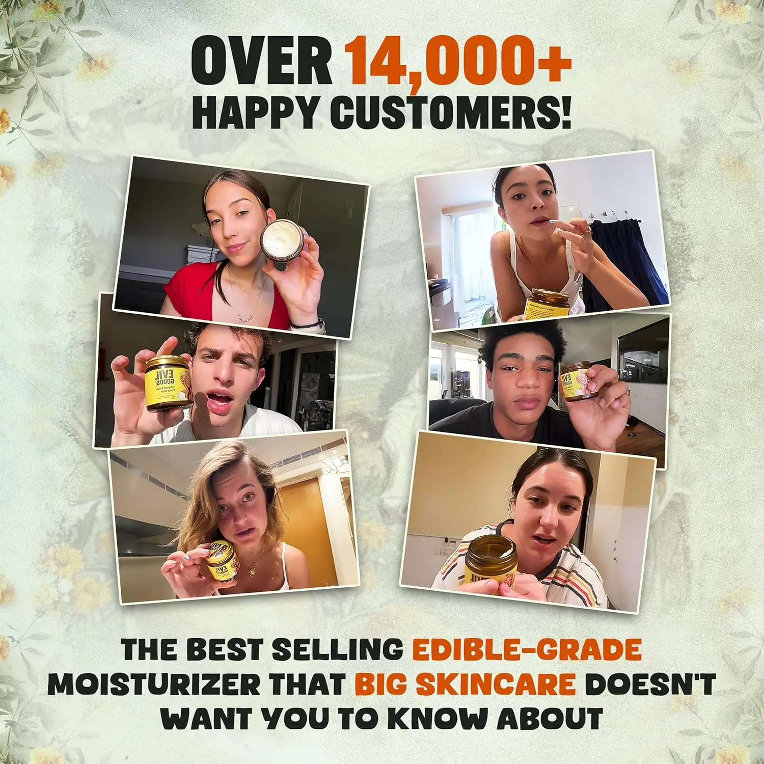 Balsam nawilżający z tłuszczu wołowego i miodu do skóry, twarzy, ust i ciała - bez zapachu