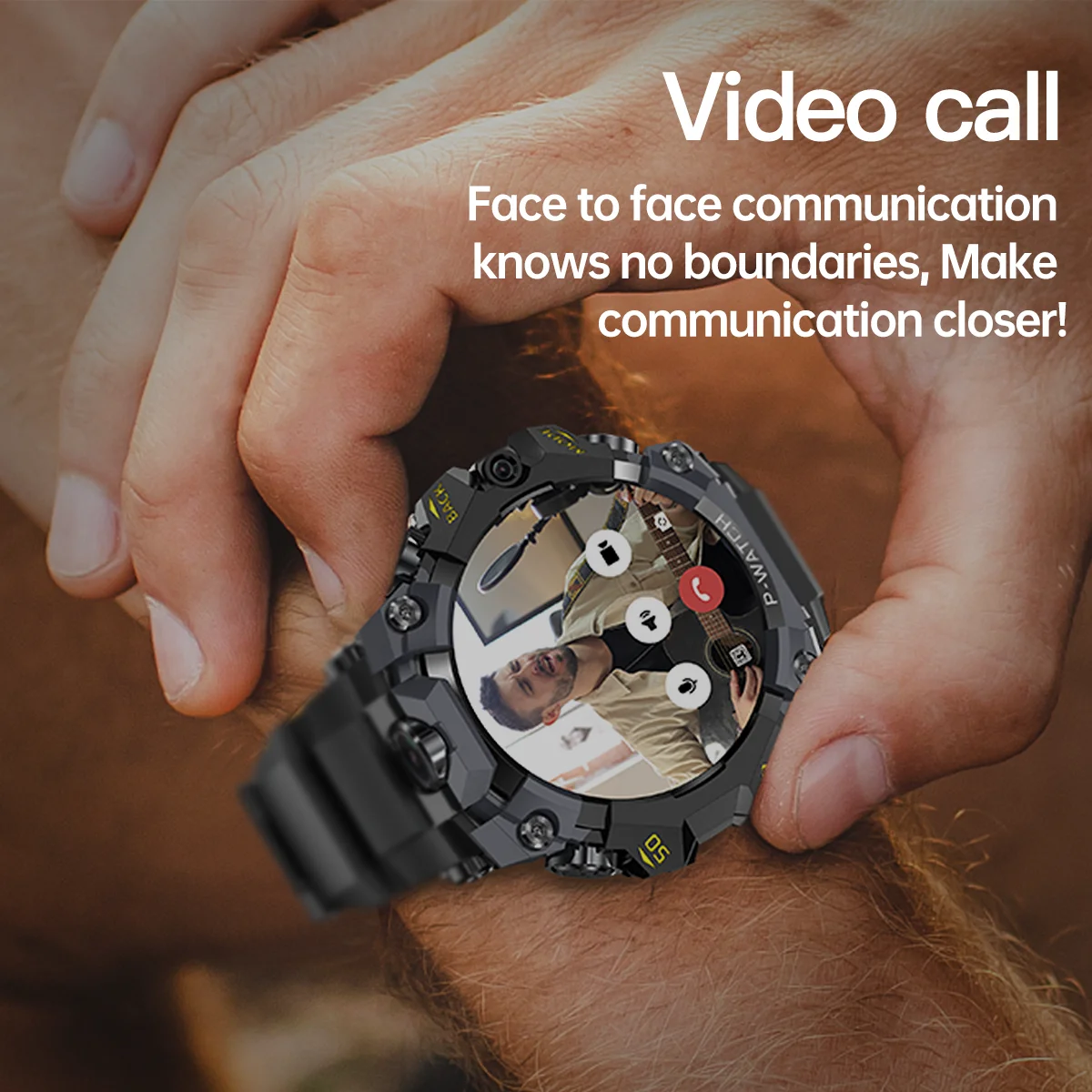 Q668 Smartwatch 512GB Android Smart Watch With 2150Mah Battery 800W HD Dual Camera Amoled GPS WIFI NFC Video Call Sim Card Slot