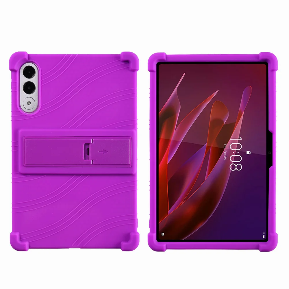 

Adjustable Stand Case For Lenovo Yoga Tab (Xiaoxin Pad Pro GT) 2025 11.1 inch Model ZAG60266US TB710FU Kids Safe Silicone Cover