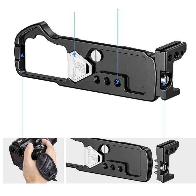 OM-5II Meta Quick Release L-Plattenbasis, kompatibel mit Arca Swiss Typ Quick Release L-Platte für OM SYSTEM OM-5 II – Detail 2