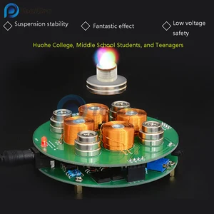 Kit de Levitação Magnética Eletrônica, Push-Down Maglev, Brinquedo Criativo, Ornamento DIY, Solda Ensino Kit 8 principais vendas kit levitador magnético - №6