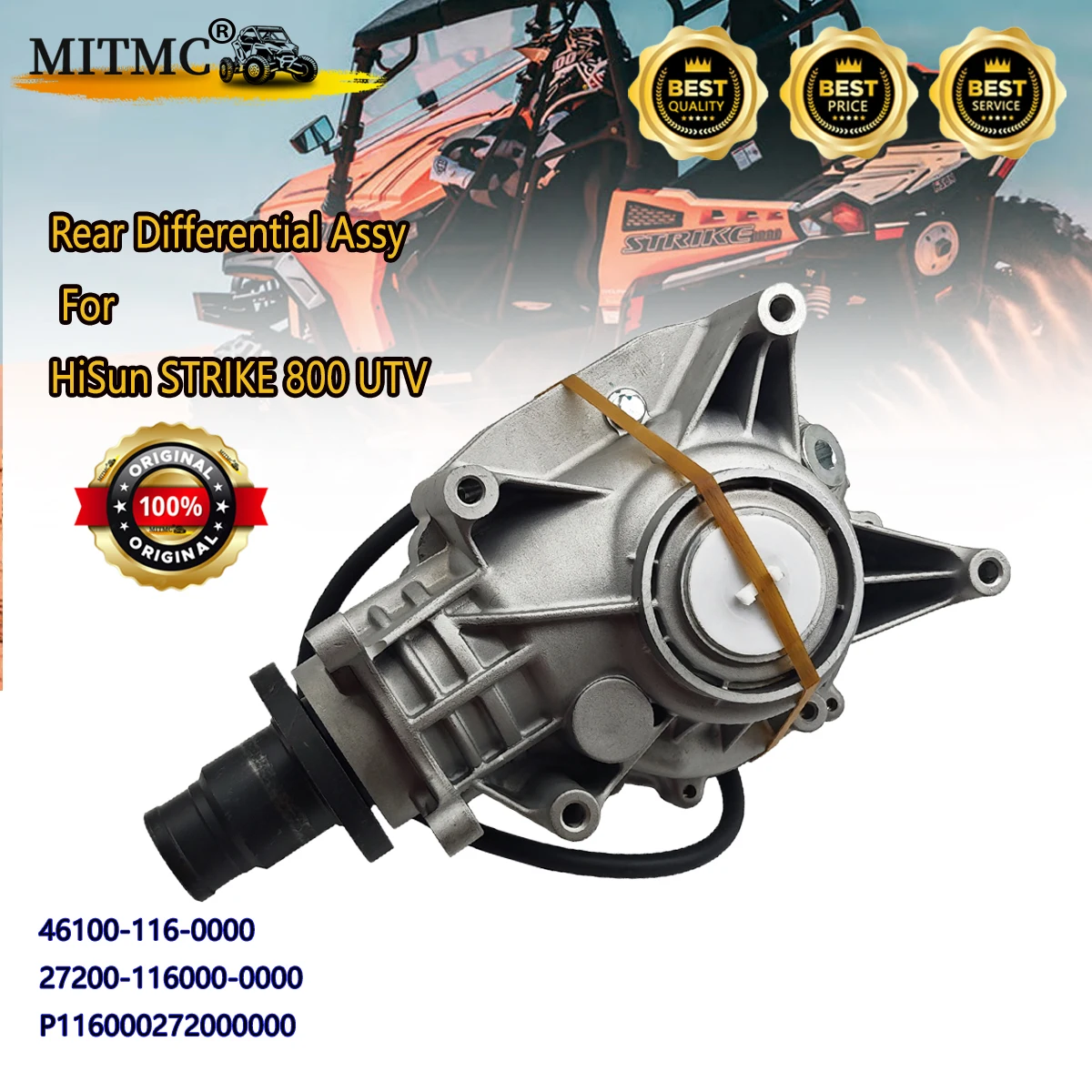 Oryginalny tylny mechanizm różnicowy do HiSun STRIKE 800 UTV 46100-116-0000 27200- 116000 -0000 	   P 116000272000000