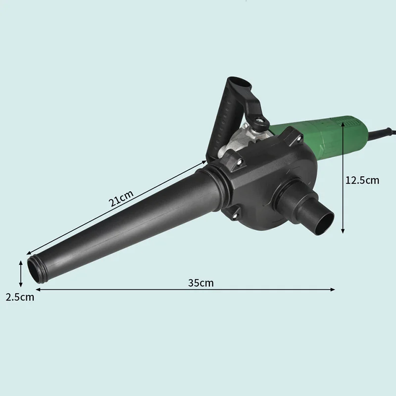 Change Angle grinder to blower Air Blower Vacuum Cleannig Blower Blowing & Suction Leaf Dust Collector Blower for Angle Grinder