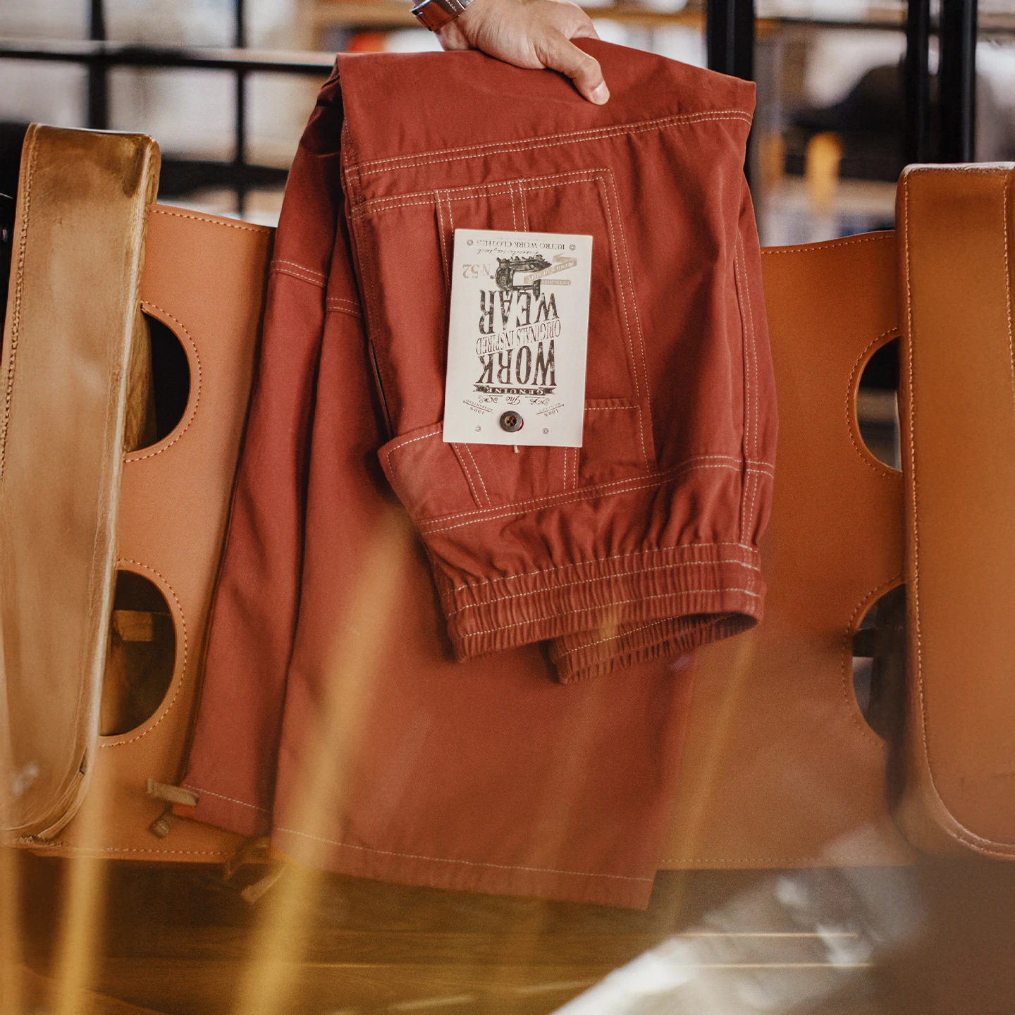 

Мужские брюки Maden Retro Utility Cargo красного цвета, прямые джоггеры с завязками на талии, эластичными манжетами и множеством карманов, для весны