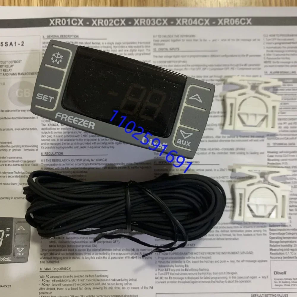 Dixell XR06CX New Elf Electronic Temperature Controller Cold Storage Thermostat Refrigerator Temperature Controller