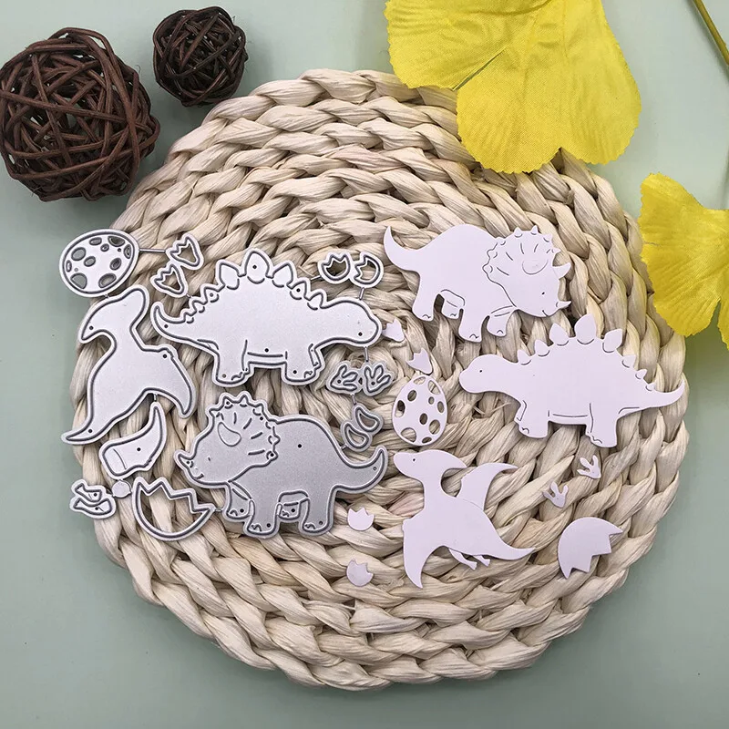 

1pcs Dinosaur Metal Cutting Dies Mold Scrapbook Embossing Paper Craft Knife Mould Punch Stencils Dies