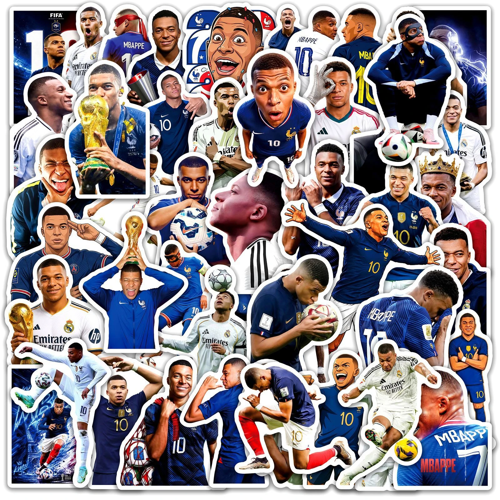 Phone Accessories For Your Car - 2026 Mbappe Football Match Star Stickers