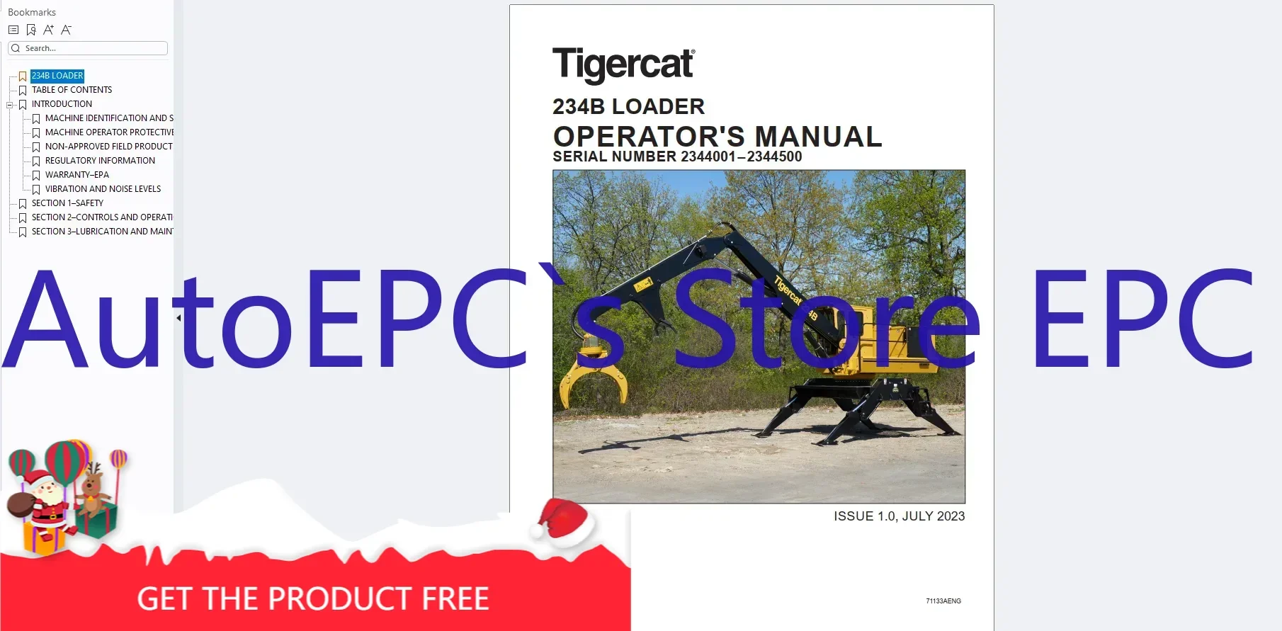 

AutoEPC Tigercat Equipment 24,8 ГБ Обновление 12,2023 Разное и руководство по обслуживанию операторов