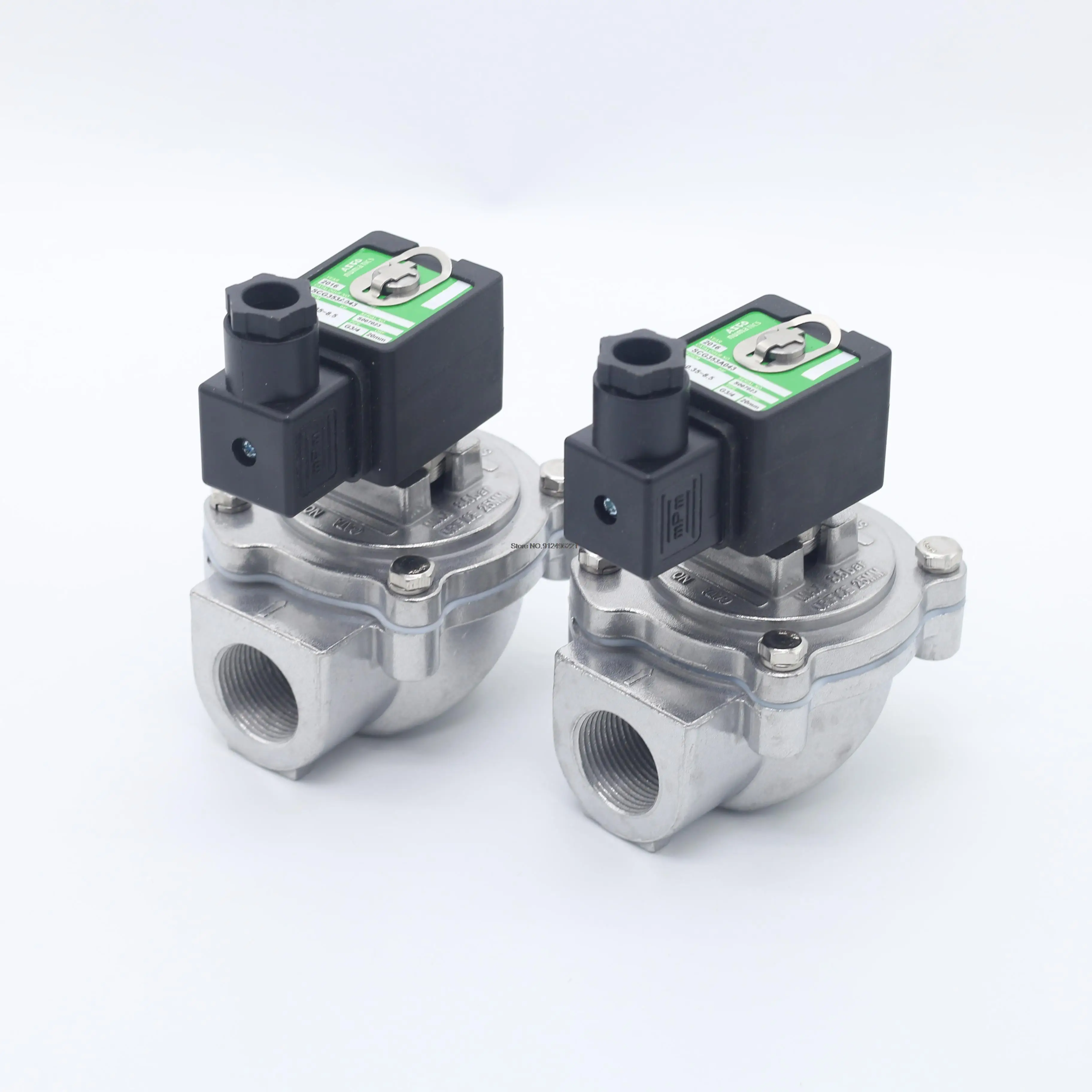 

3/4'' 1'' Pulse Valve Angle Seat ASCO-20 Or ASCO-25 SCG353A044 SCG353A043 Right Angle Solenoid Diaphragm Valve