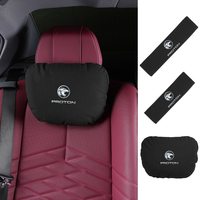 Car Headrest Neck Support Neck Pillow Seat Belt Shoulder Pads Auto Accessories For Proton Exora Iriz R3 Wira Satria Saga X50 Mag