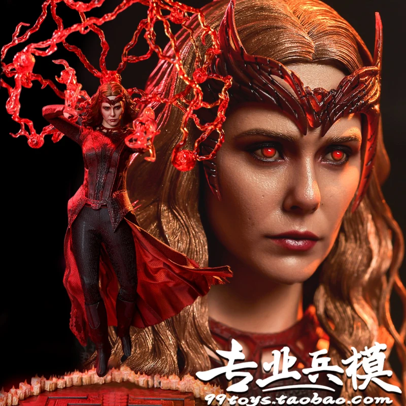 In Stock 100% Original HOTTOYS HT MMS652 MMS653 Scarlet Witch Wanda 1/6 Movie Character Model Art Collection Toy Gift