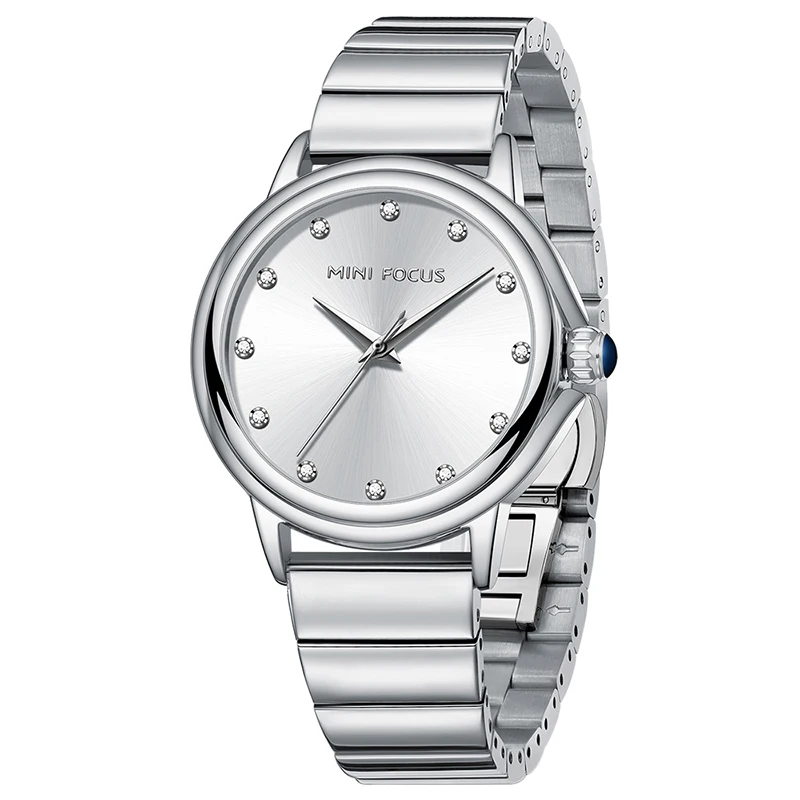 2025 MINI FOCUS MF0493L Women Luxury Quartz Watch Stainless Steel Strap Waterproof Elegant Ladies Wrist Watches