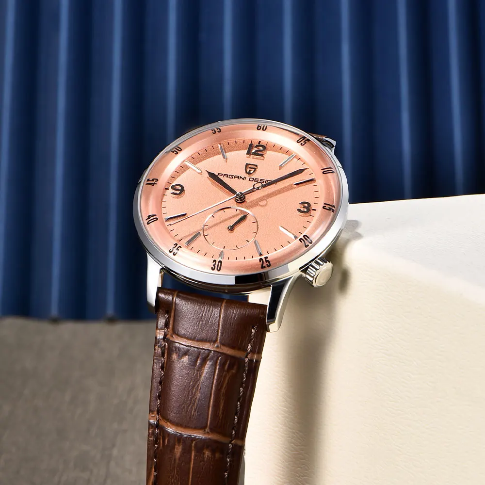 

PAGANI DESIGN New 1790 Mechanical Watch 42mm Mens Wristwatch Sapphire Glass Clock 100M Waterproof Automatic Watches for Men Gift