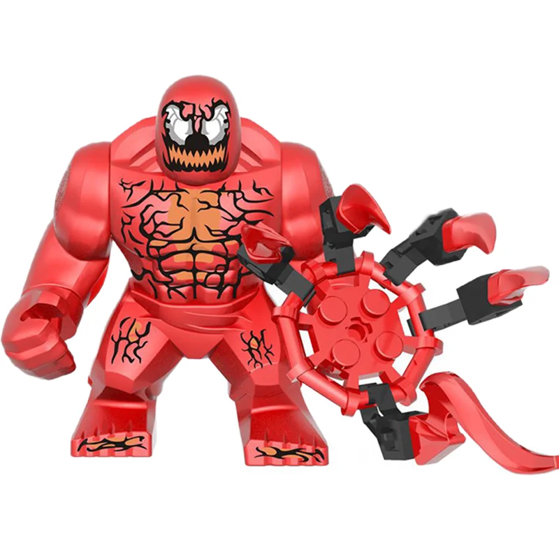 マーベル-フィギュアの形をしたビルディングブロック,大きなゴブリン,スパイダーマン,アイアンマン,毒,キャプテンホーク,デッドプール,技術的な鎧のおもちゃ,ギフト