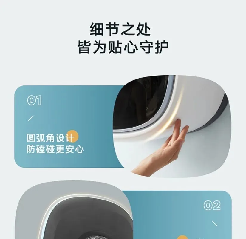 Appeso a parete, mini lavatrice completamente automatica, lavatrice per biancheria intima