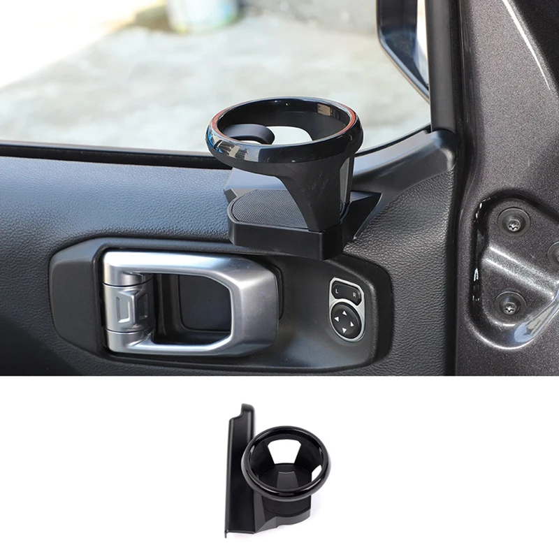 Support de bouteille d'eau pour Jeep Wrangler JL, porte-gobelet, accessoires Gladiator JT 2018-2024, haut