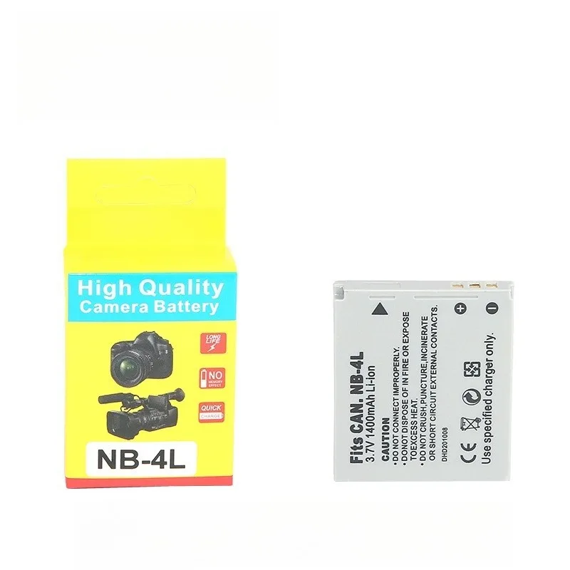 High Capacity 1400mAh NB-4L Battery for Canon IXUS 75 130 120 117 255 230 HS PowerShot ELPH 130 IS Cameras