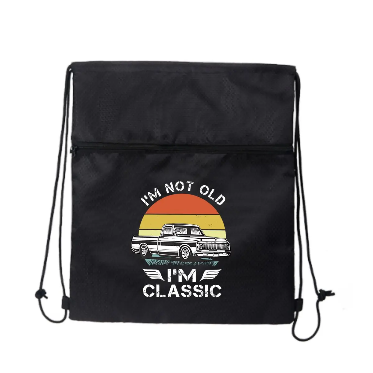 

Классические автомобильные знаки Ретро Vibe Черные сумки на шнурке Рюкзак на шнурке для занятий спортом в тренажерном зале Путешествия