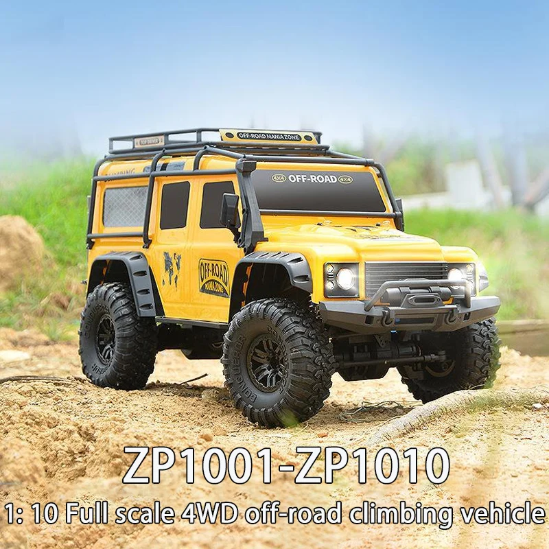 ZP1001-ZP1010 4wd Off Road Climbing Vehicle 1:10 Full Scale Normal Large Feet 2.4g Parent Child Interactive Toy Model Car