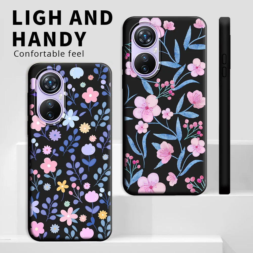 For Blackview A200 Pro Case Floral Soft Silicone TPU New Fashion Style Phone Case For Blackview A 200 Pro Butterfly Back Cover