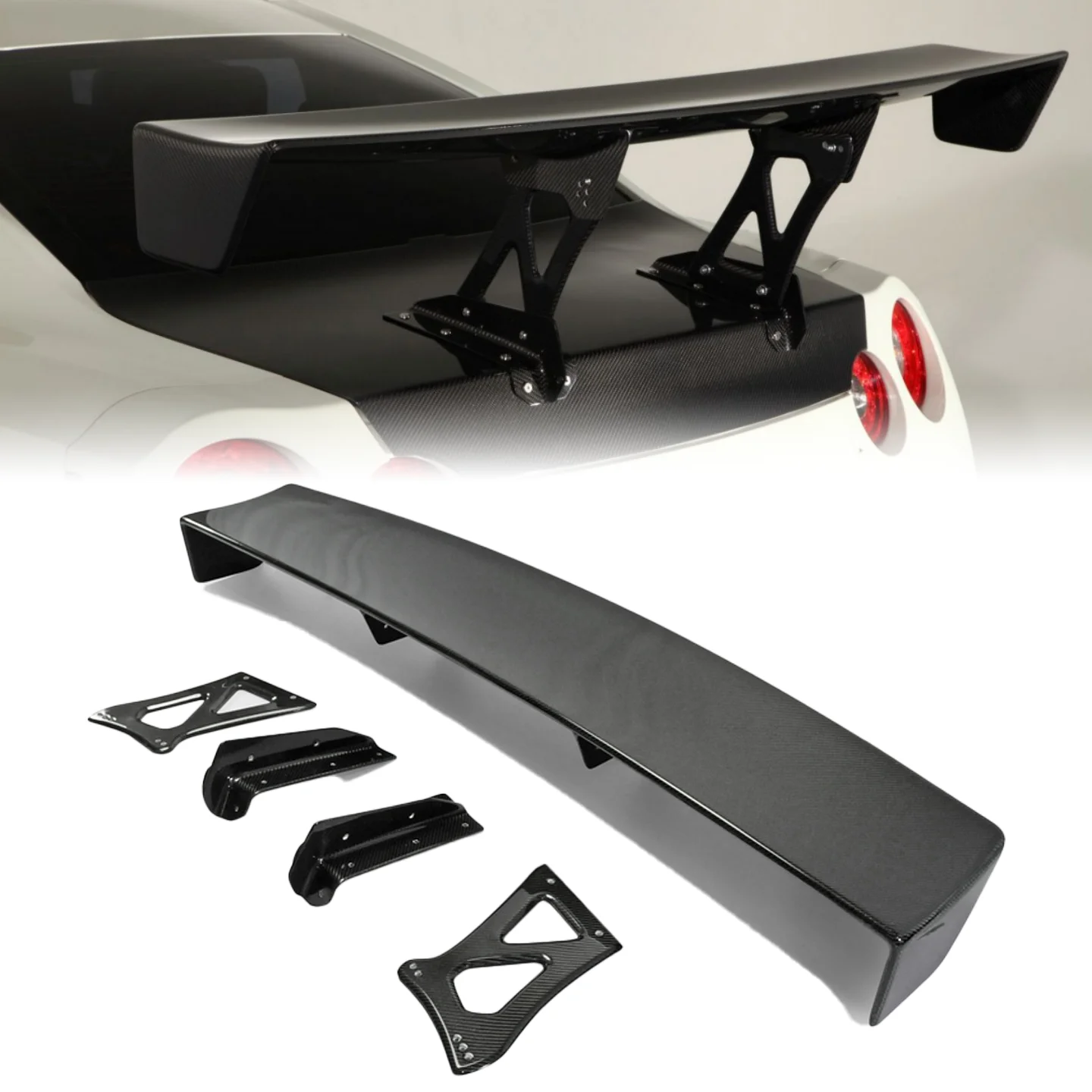 

Rear Spoiler for Nissan R35 GTR Euro Edition Carbon Fiber GT Wing