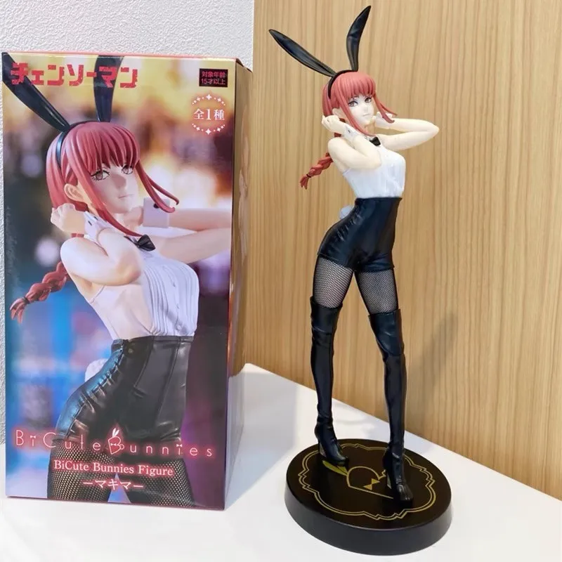 

No Box 2024 Promotional Price Japanese Original Anime Figure Makima Bunny Ver Action Figure Collectible Models Toys For Boys