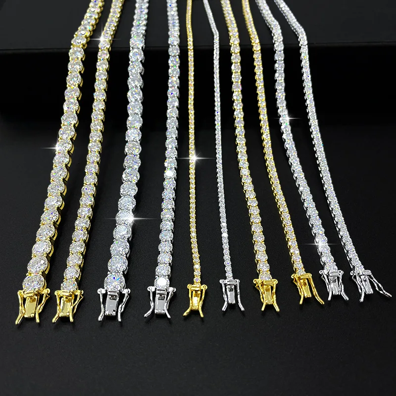 Thumbnail 2 - #12 Trending Moissanite Tennis Bracelets Right Now