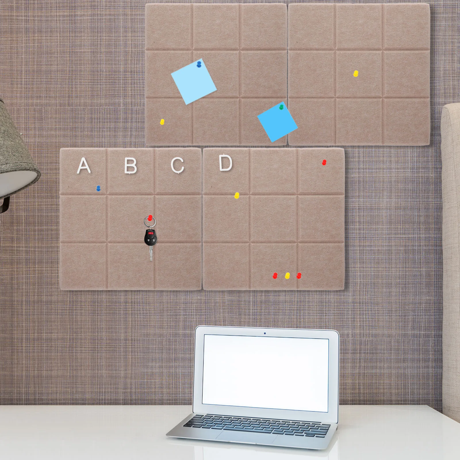 

2Pcs Felt Letter Board Letters Numbers Symbols Easy to Clean Plastic Characters for Changeable Message Boards Home Decor