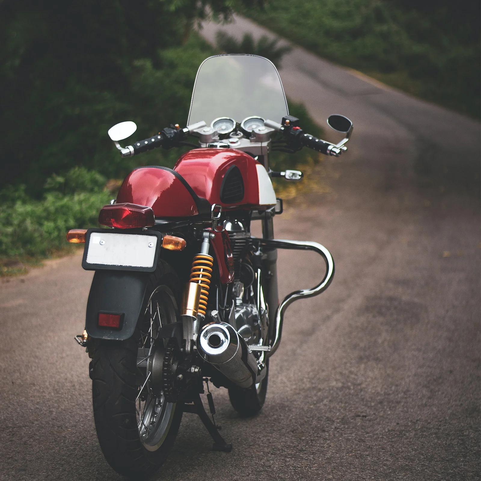 

1Pcs Motorcycle Windscreen Clear Glass Universal Windshield Wind Deflector Windproof Protector Electric Car Scooter