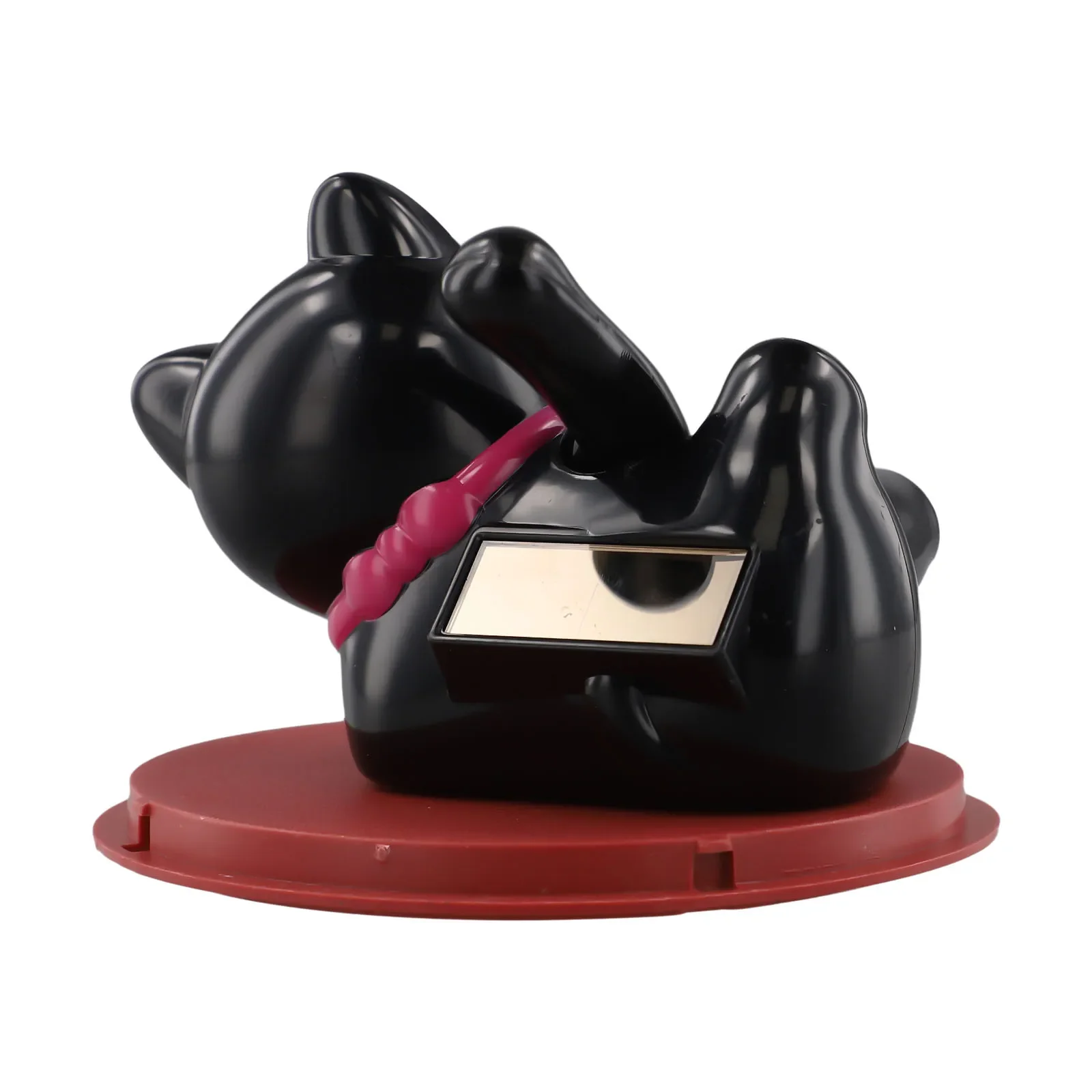 Automatic Waving Lucky Cat Powered by Solar Panel for Shop and Office Desk Decoration with Sustainable Power Source