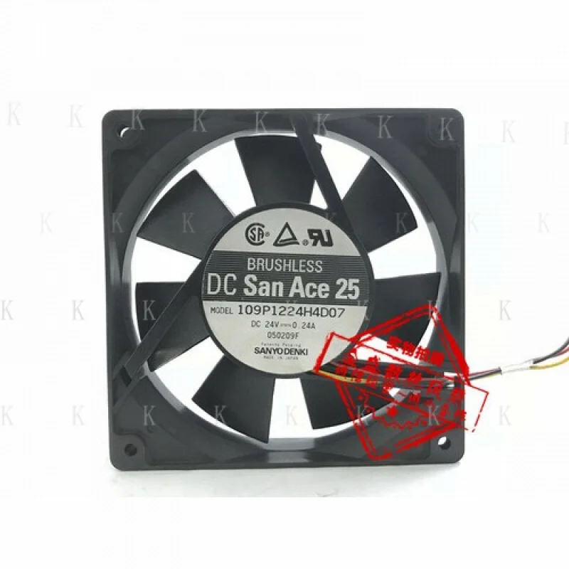 

C 1 шт. для SANYO 109P1224H4D07 12025 12 см 24 В 0,24 А 3-проводной инверторный вентилятор