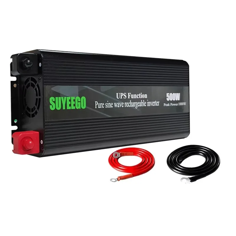 12v 220v 500 Watts Car Pure Sine Wave Intelligent Power Inverter EU Socket for Dc To Ac 500w Power System