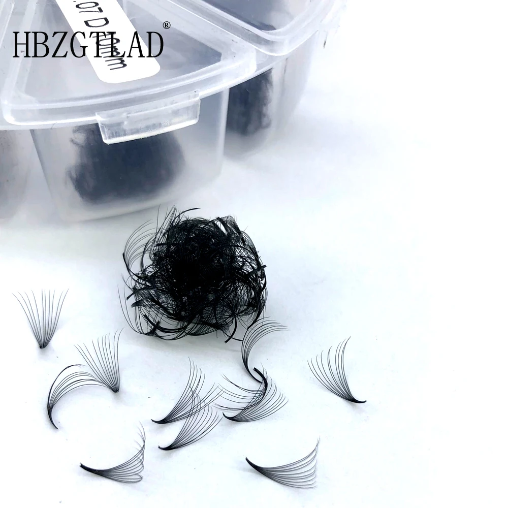 HBZGTLAD New 960Fans Premade Loose Fans Mix 8-16 Loose Fan Lashes Extensions Promade Volume Fans C D Curl Eyelashes