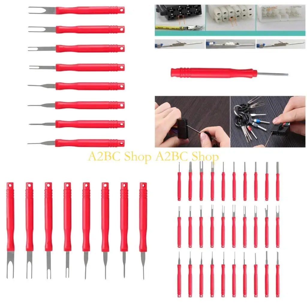 

A2BC Terminal Removal Tool Set Automobile Disassembly Tool Wiring Pin Extractor Set