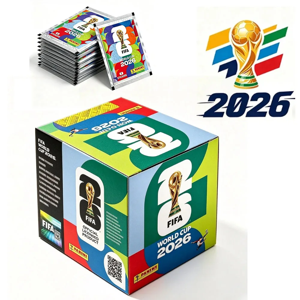 2026 FIFA World Cup Panini Original Stickers International Version,  Collection Blind Boxes Football Fan Souvenir Present Gift